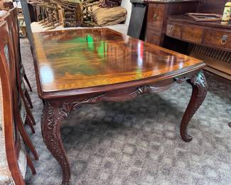 Maitland Smith Dining Table w/ Two Leaves