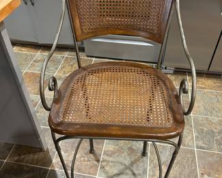 3 KITCHEN BAR STOOLS. THESE ONCE BELONGED TO WELL KNOWN GOLFER MIKE SOUCHAK WHO WAS A DUKE GRAD AND SUCCESSFUL ON THE PGA TOUR. $50 EACH.