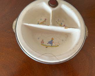 ANTIQUE CHILD’S PLATE.