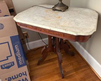 VICTORIAN TABLE. $85.