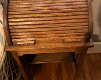 VINTAGE CHILD’S ROLL TOP DESK. $65. SOLD.