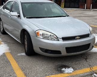 2011 Chevrolet Impala · LT Sedan 4D Firm until 12 noon on Saturday highest bid taken.