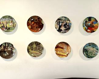 Great selection of decorative plates.