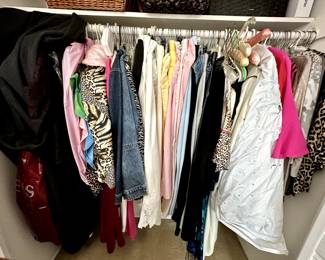 Large selection of clothing and accessories!