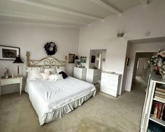 All furniture is for sale, including beds! Don't forget to bring help if you are taking a piece!