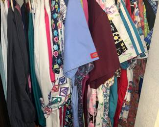 Large selection of scrubs