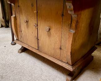 This is a 19th-century pine dry sink.