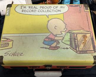 Charlie Brown Crosley turntable 