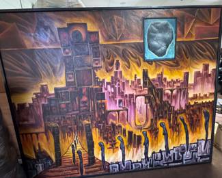 Large oil painting 