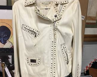 Raw leather jacket 