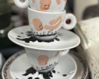  illy Baby Cups Jannis Kounellis Espresso Cups