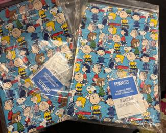 Charlie Brown wrapping paper 