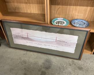Framed Golden Gate Bridge Print