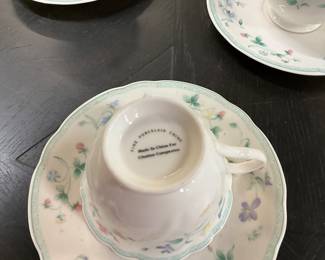 Citation Fine Porcelain Cups & Saucers