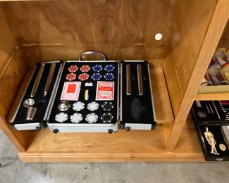 NIB Bar Butler -The Rocks Barware Collection Poker Set