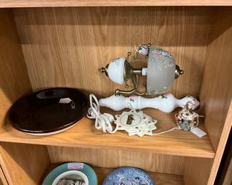 Valence Rose Floral Porcelain Wall Sconce