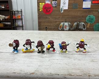 California Raisin PVC Figures