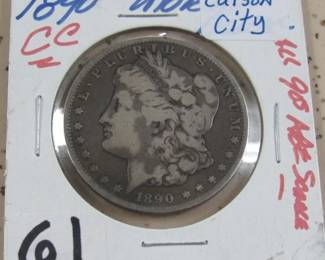 1890 Carson City Silver Dollar