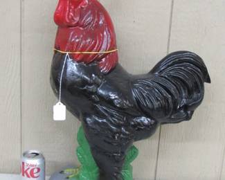 Cast Aluminum Yard Rooster