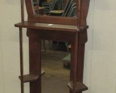 Walnut Curio Stand