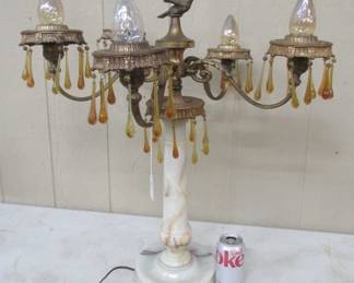 Marble Pedestal Lamp