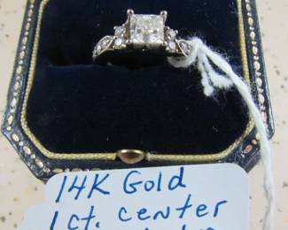 14K Diamond Ring