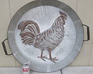 Metal Rooster Wall Decor