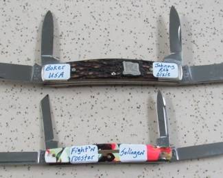 Boker Johnny Reb Dixie Knife & Fight'N Rooster Knife