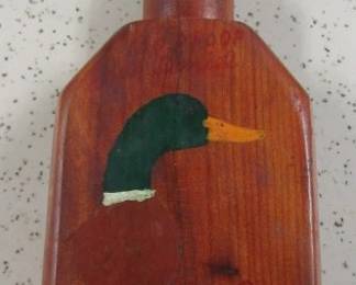 1988 Earl Dennison Whiskey Bottle Design Duck Call