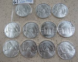 Trump 1 oz. Silver Rounds
