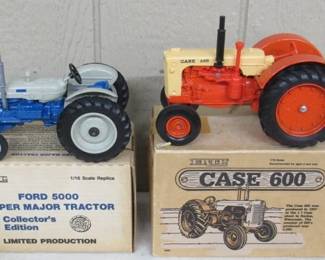 Ford & Case Toy Tractors