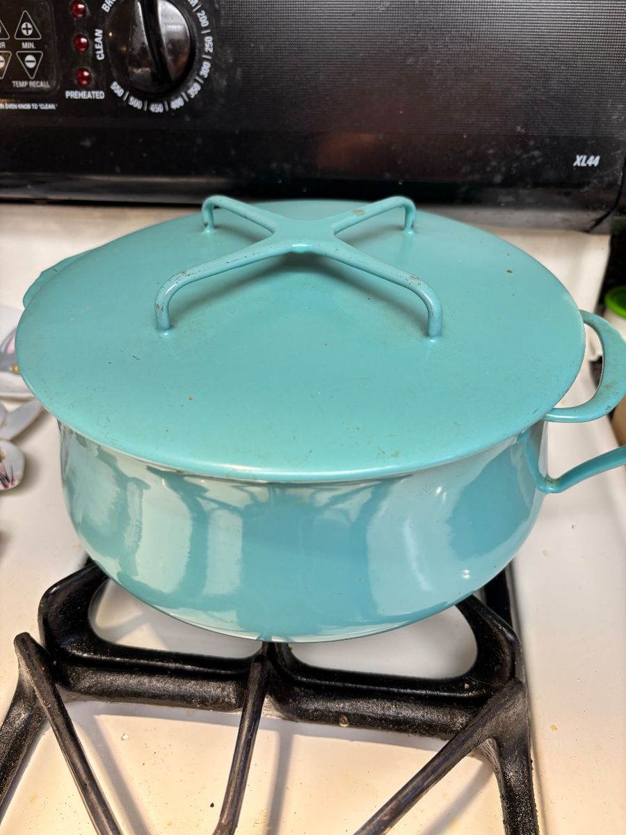 Dansk  enamel Dutch oven vintage