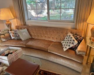 Velvet couch 