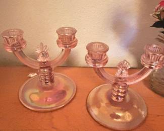 Fenton candle sticks