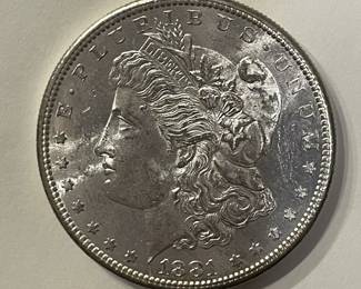 1881-S Morgan Silver Dollar