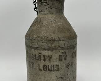 Quality Dairy Co. St. Louis Advertising Cream Can