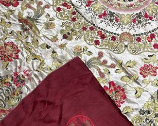 Satin Embroidered Tablecloth