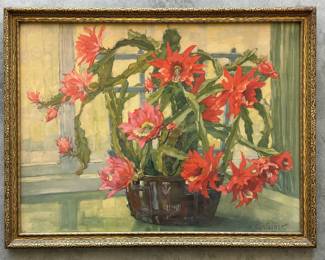Anna Gasteiger Floral Still Life Print in Frame