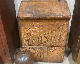 Jersey Coffee Advertising Bin, Double Sided Gold Seal Boots Sign, Etc.