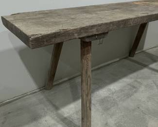 Large 6 Foot Primitive Bench/ Stand