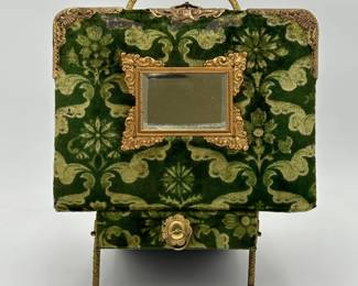 1898 Photo Album on Stand with Drawer & Mirror