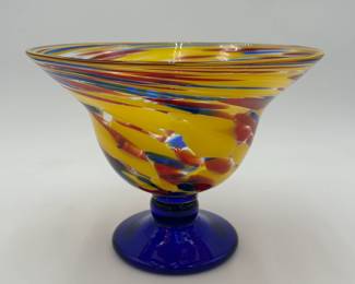 Murano Art Glass Compote