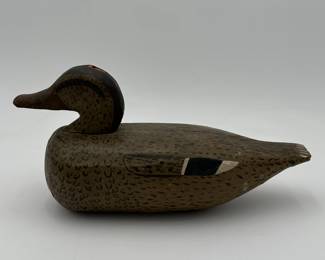 Wooden Vintage Mallard Hen Duck Decoy