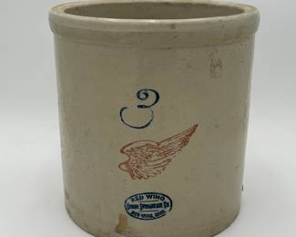 Red Wing 3 Gallon Stoneware Crock