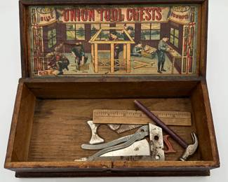 Child's Wooden Tool Box