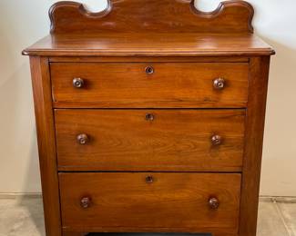 Walnut 3 Drawer Washstand / Chest of Drawers