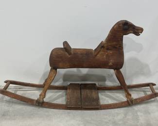 Early Wooden Hobby Horse