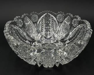 Brilliant Cut Glass Bowl