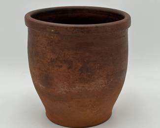 Redware Ovoid Crock
