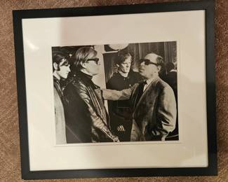 Andy Warhol and Tennessee Williams Print